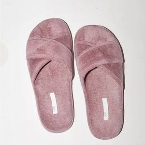 Skin Dusty Orchid Kyoto Slide Slippers‎ NWT